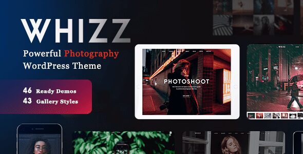 Whizz Responsive Photography Wordpress Theme